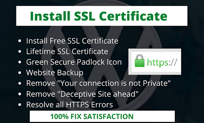 install an SSL certificate on wordpress site immediately