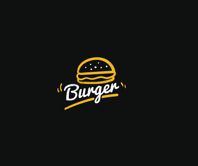 Premium Vector | Logo food burger