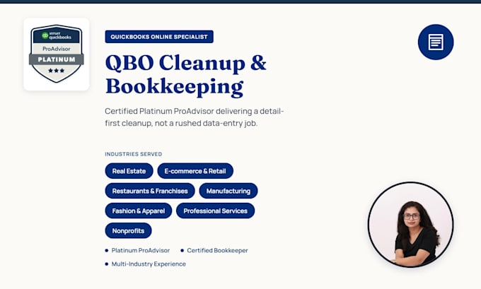 do quickbooks cleanup and implement intuit intelligence