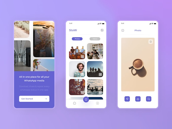 Create great ui ux designs for mobile apps and websites by Darshilt ...