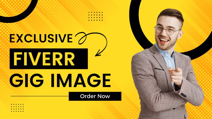 design stunning fiverr gig image,thumbnail,cover photo