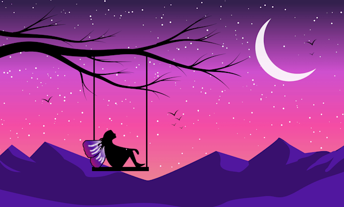 do flat, isometric, landscape, web, app illustrations