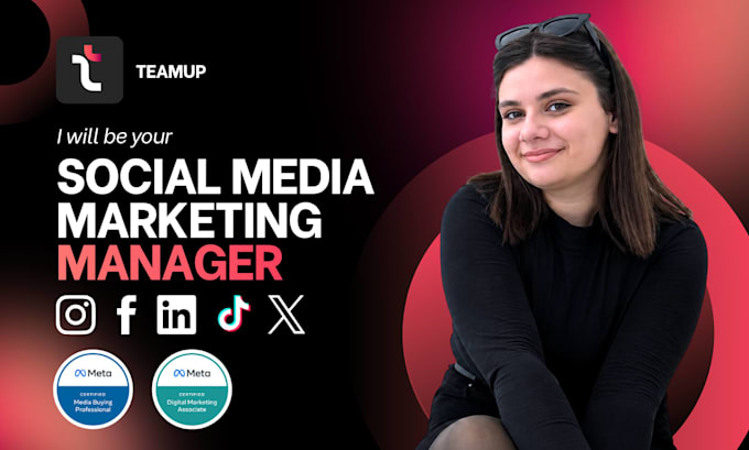 be your social media marketing manager and content creator