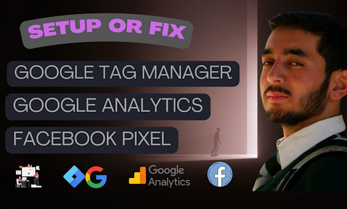 setup ga4, facebook pixel and google tag manager