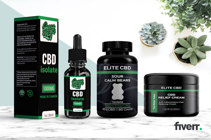 do cbd label design, dropper bottle label, packaging design