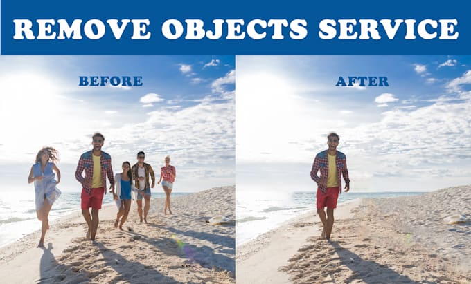 remove unwanted person, object or text from picture
