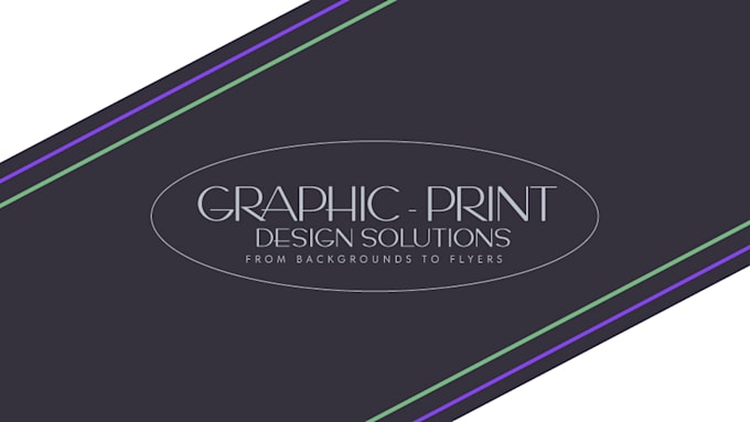 provide complete graphic and print design services backgrounds to flyers