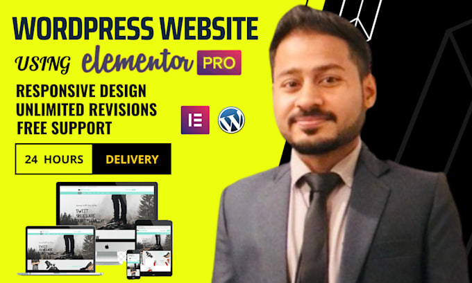 build a professional website with elementor pro