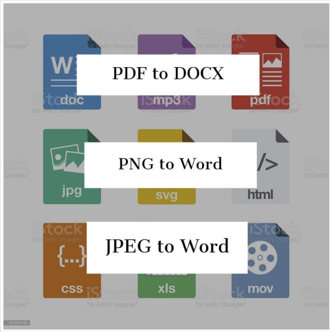 Convert pdf jpeg png file to word file by zaidij19 fiverr