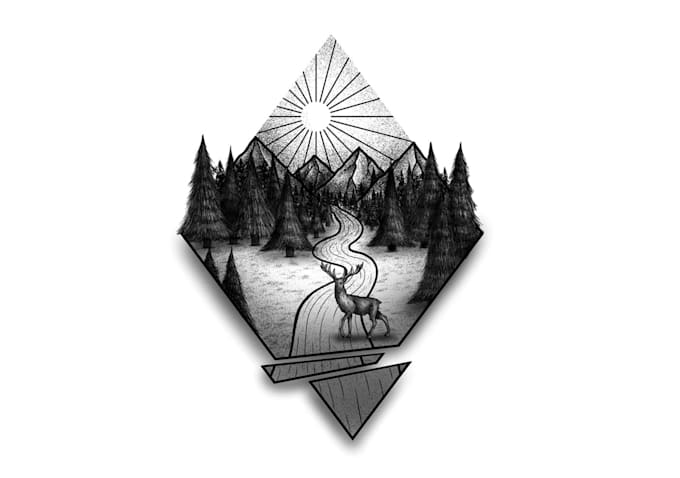 create a geometric tattoo design for you
