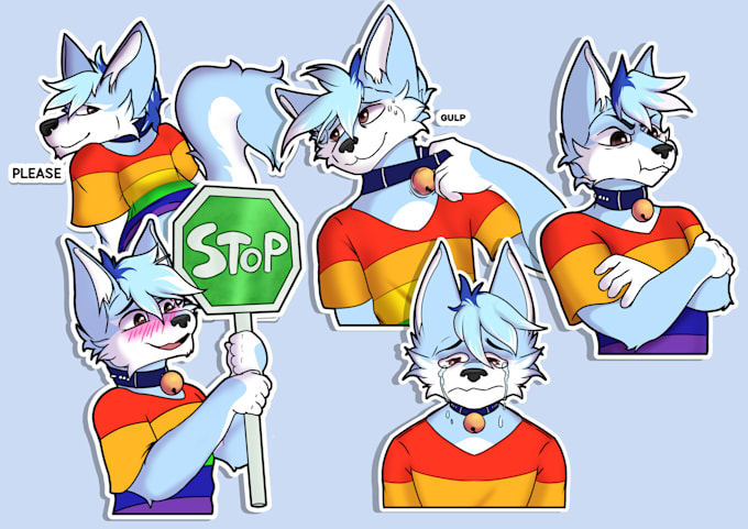 make furries stickers for discord or telegram