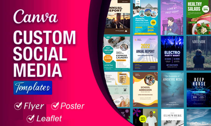 Custom design flyer, poster, ebook and leaflet using canva by ...