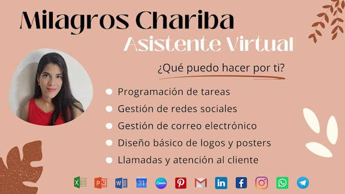 seré tu asistente virtual