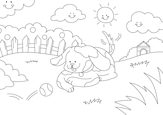 create coloring pages for children and kids