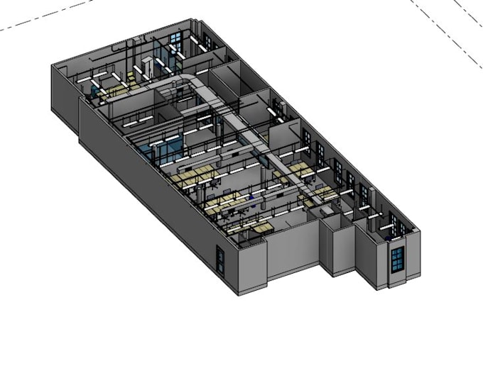 Create architectural and mep models for you in revit by Qasimalihamayun ...