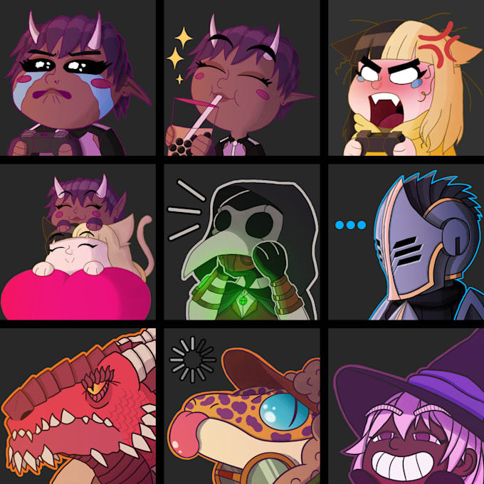 make a bundle of emotes