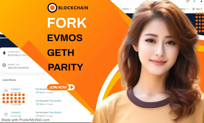 build new custom blockchain and block explorer on the evm cosmos blockchains