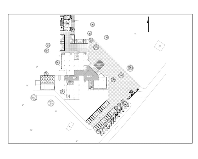 draw site plan in autocad