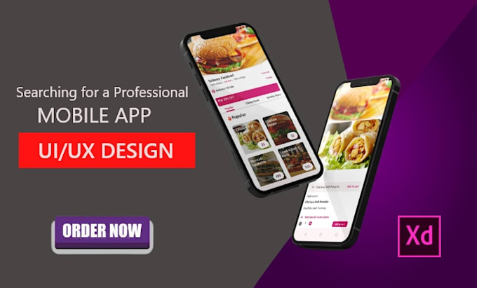 Do mobile app ui ux design in adobe xd by Danishgraphic22 | Fiverr