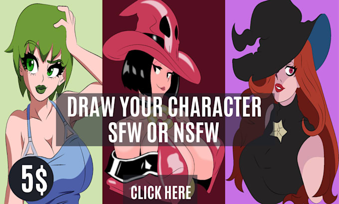 draw your original character, furry or ocs sfw and nsfw