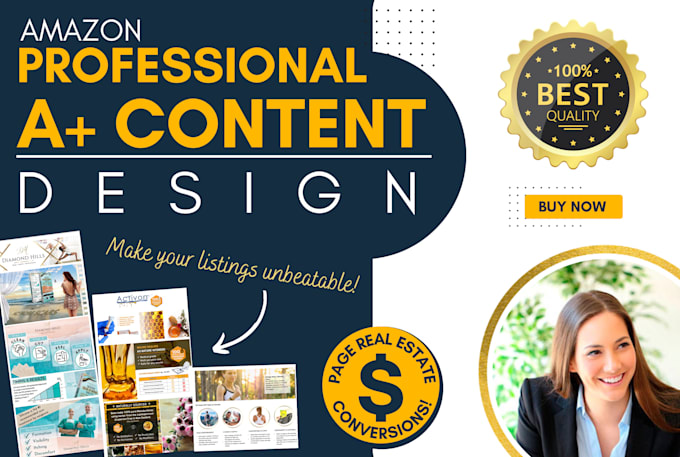 create compelling amazon a plus content design