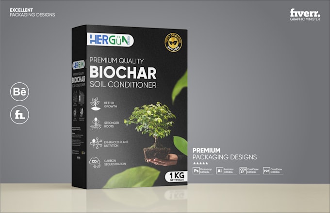 create a competitive product packaging and label design