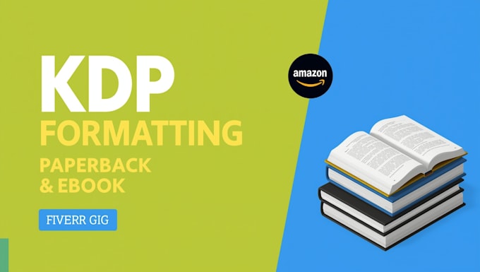 do book formatting for amazon KDP