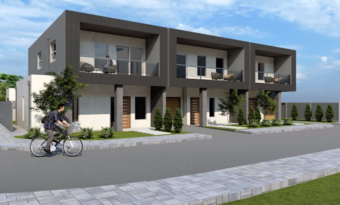 design and render realistic 3d interior, exterior