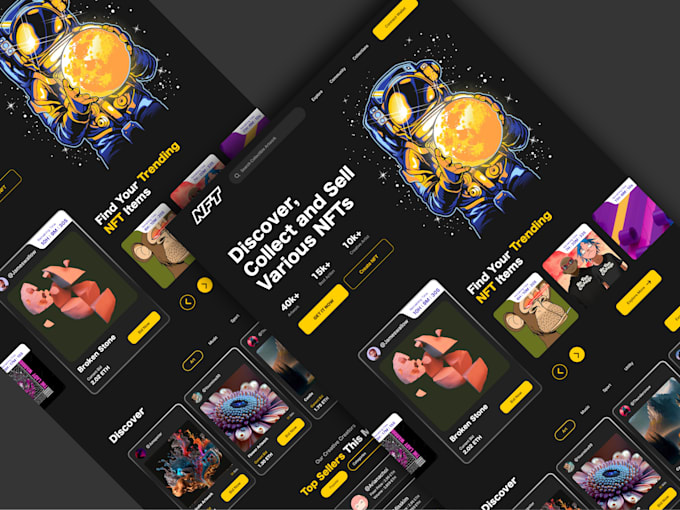 do website UI design by figma