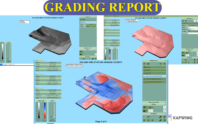do accurate grading, earthwork takeoff and cost estimate