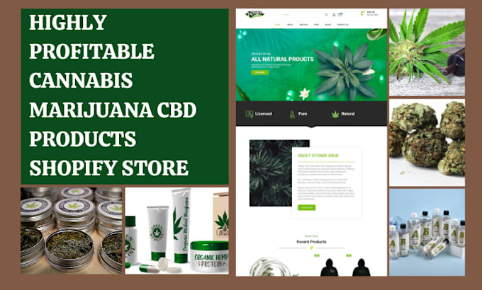 design shopify marijuana store cbd marijuana store cannabis dropshipping store