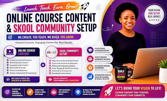 setup skool community create skool online course content and skool course upload