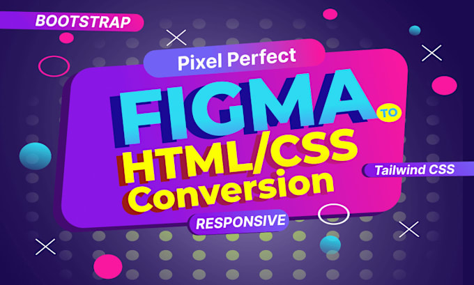 convert PSD to html css or figma to html or PSD to bootstrap