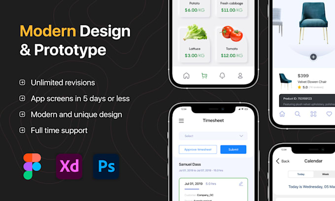 Design modern mobile app ui ux design using figma by Jegorbabak | Fiverr