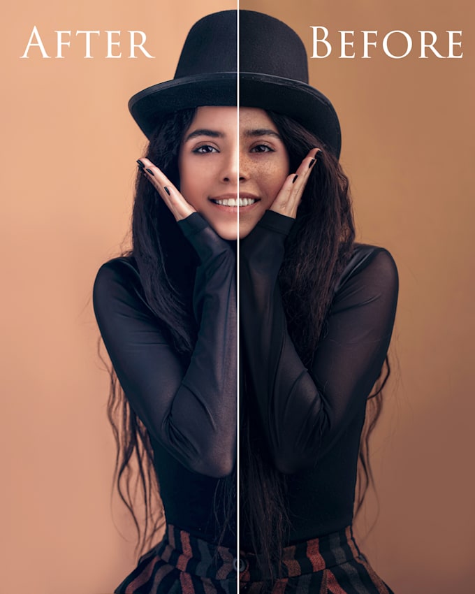 do skin retouch, photo editing