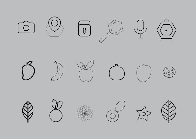 Do unique, simple and modern icons design by Durjoy5761 | Fiverr