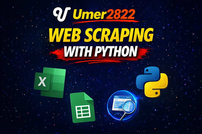 do web scraping and data mining using python for any website