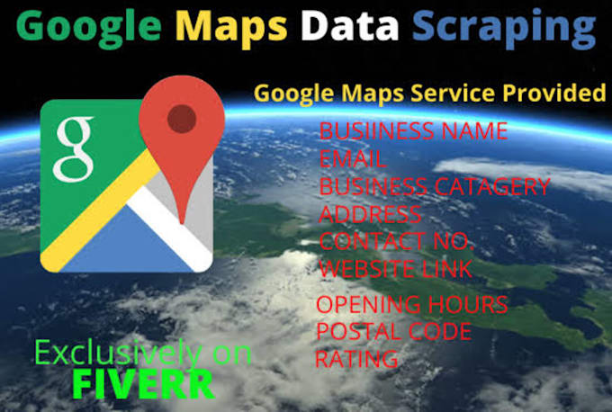 Give best scrape data from google maps by Parasjain904 | Fiverr
