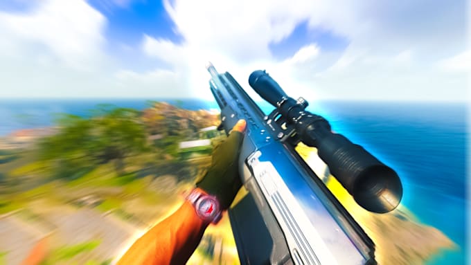 make you an eye catching warzone r6 or other game thumbnail