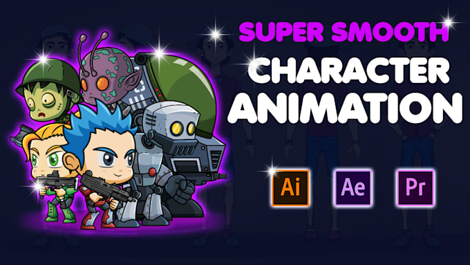 animate your 2d cartoon character or any picture