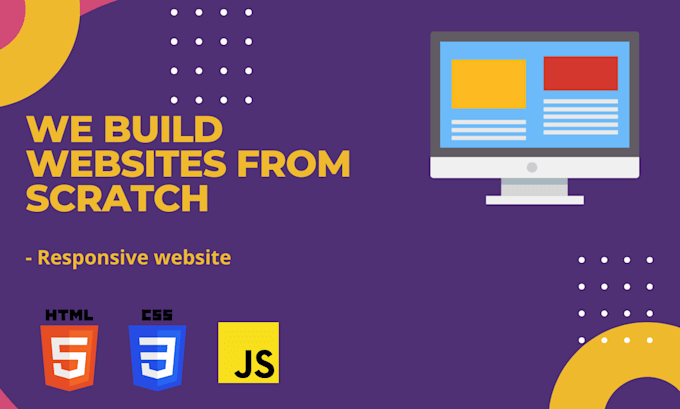 Do responsive websites from scratch using html css javascript by Rakesh ...