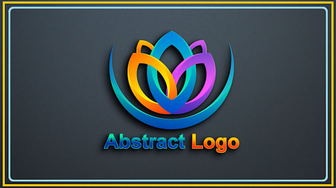 design a wonderful editable abstract logo