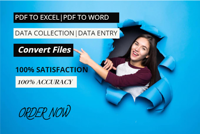 transcribe text from scan image or PDF to word or excel