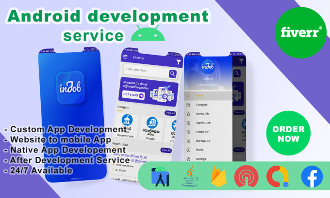 Professional android native and flutter app developer by S_lahiru | Fiverr