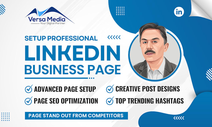 Create linkedin business page by Versa_media | Fiverr