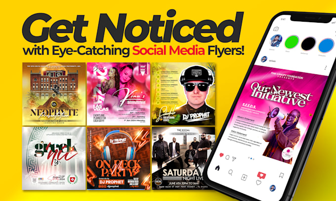 design custom social media flyers that grab attention