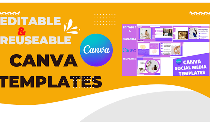 Design social media post or instagram templates on canva by Rabia ...