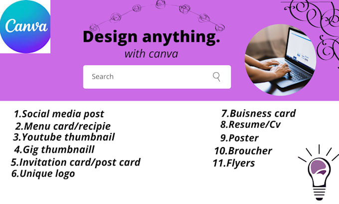 Be canva expert for unique and attractive canva design by Sitifatima946 ...