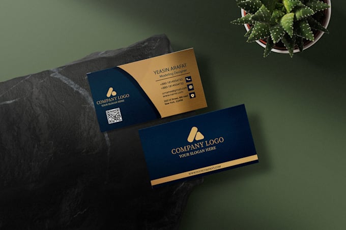 design professional, corporates an attractive business card