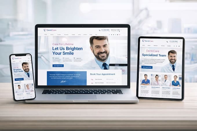 create a fast SEO optimized, and mobile friendly dentist website